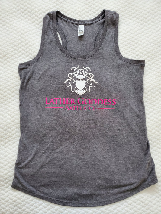 Racer back Tank Grey