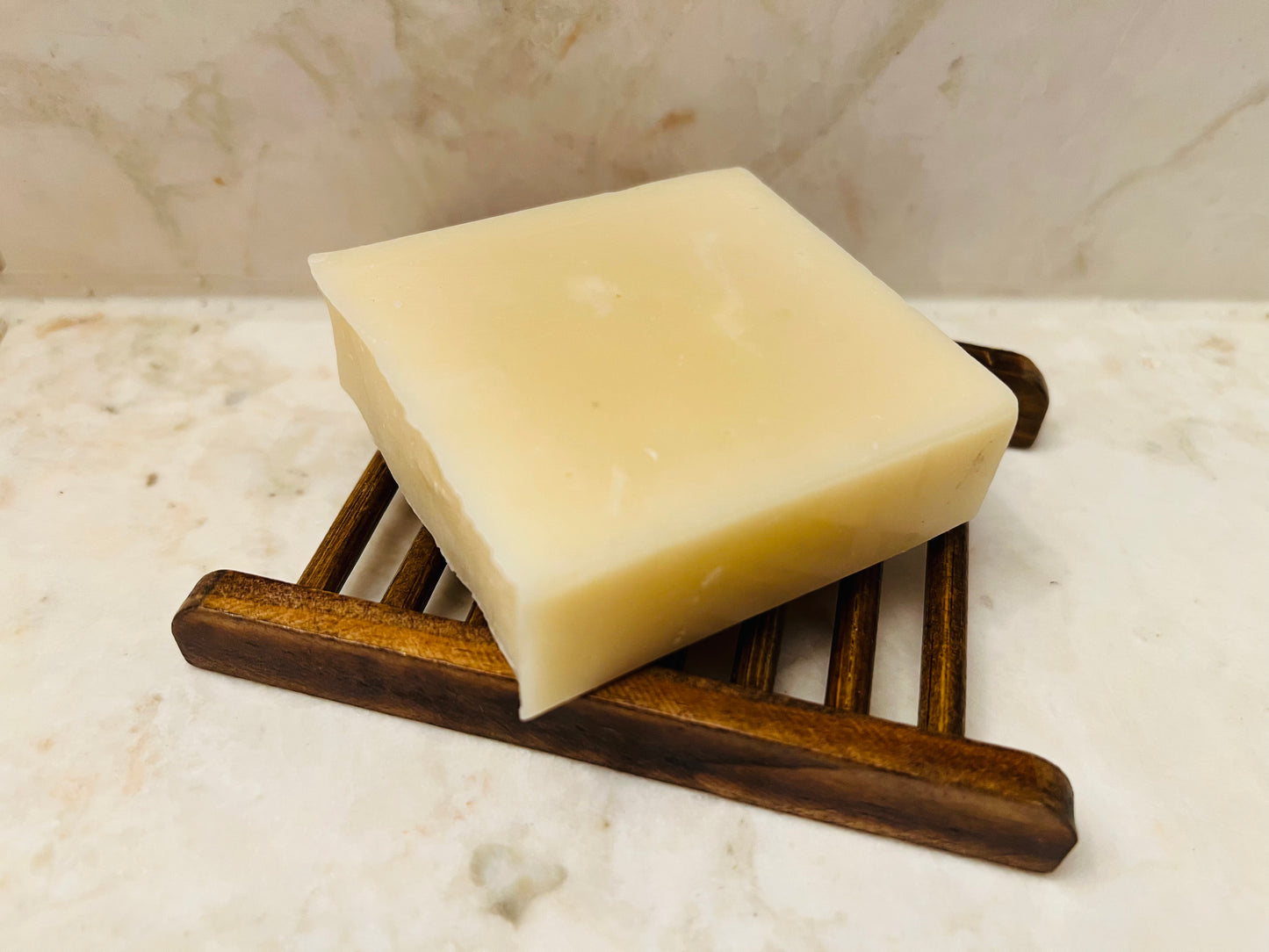 Wooden soap dish