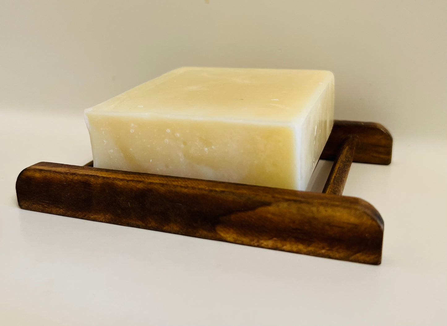 Wooden soap dish